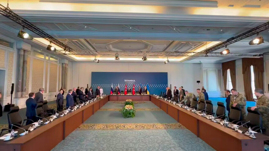 Второй раунд переговоров между Москвой и Киевом начался в Стамбуле