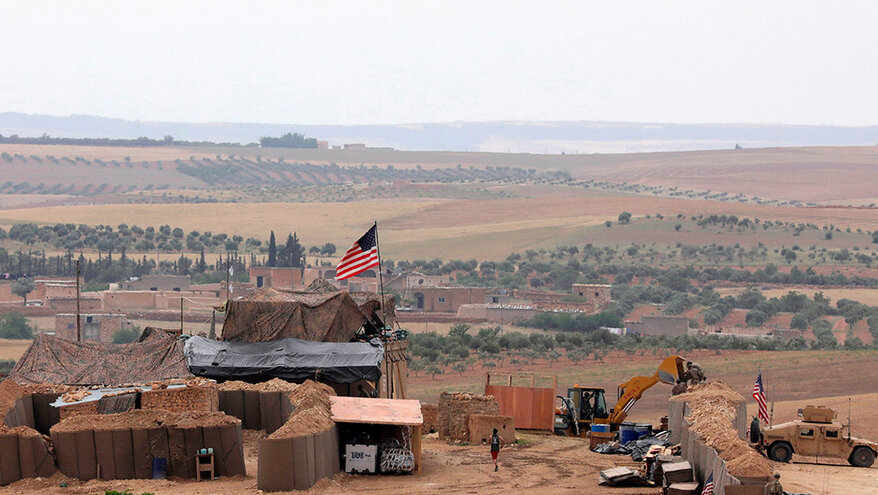 Американская база в Сирии попала под минометный обстрел