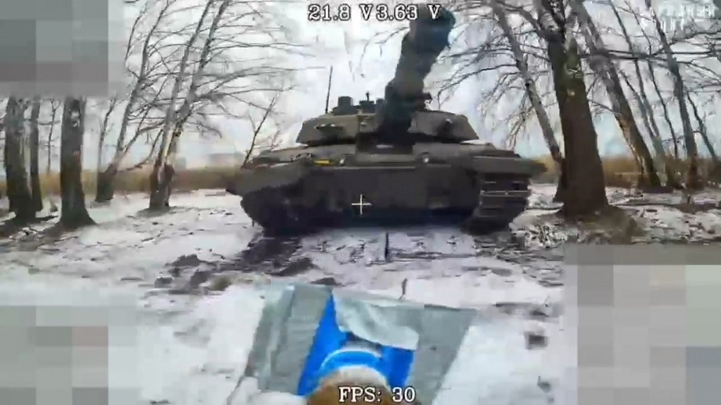 Дроны «Князь Вандал» поразили Challenger 2 ВСУ