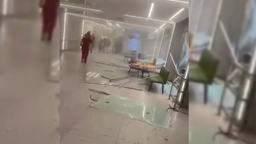 Под удар иранской ракеты попала больница в израильской Беэр-Шеве