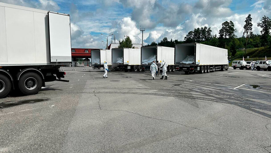 Еще 1000 тел ВСУшников Россия передала Украине