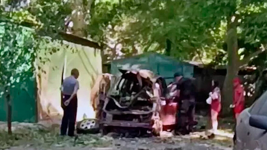 В Одессе подорвали машину с военнослужащим