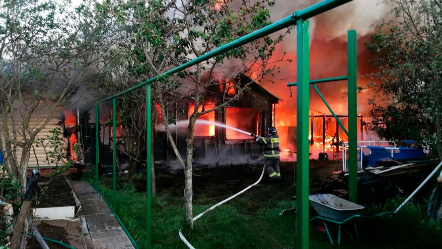 При атаке украинских БПЛА в Чехове повреждены 3 жилых дома