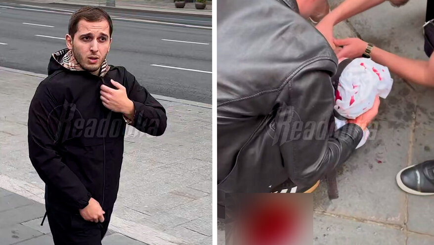 В Москве выходец с Кавказа избил мужчину и прокатил его друзей на капоте такси