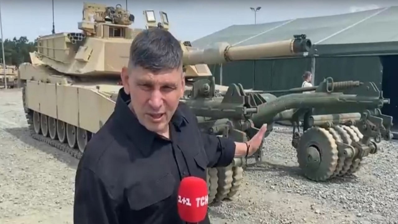 Ланцет поразил танк Abrams ВСУ в курском приграничье