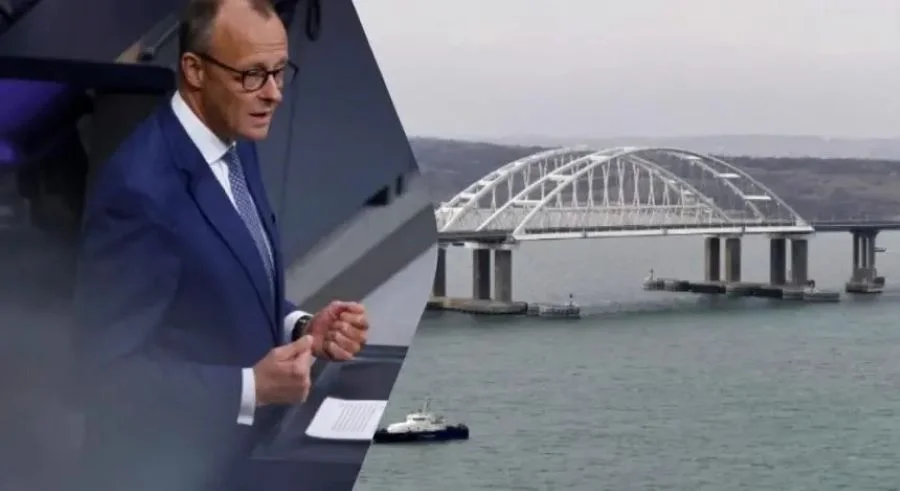 Будущий канцлер Германии призвал атаковать Крымский мост немецкими ракетами