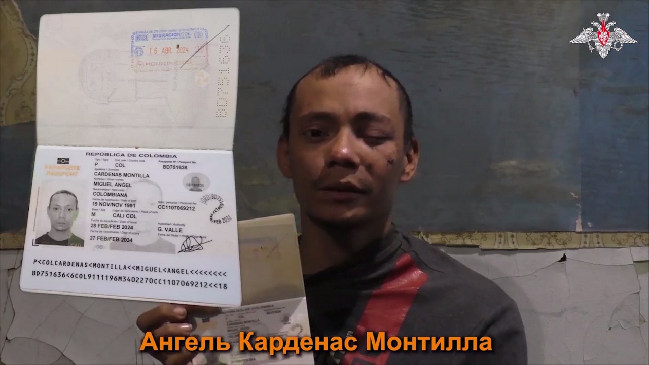 Российские военные взяли в плен колумбийского наемника