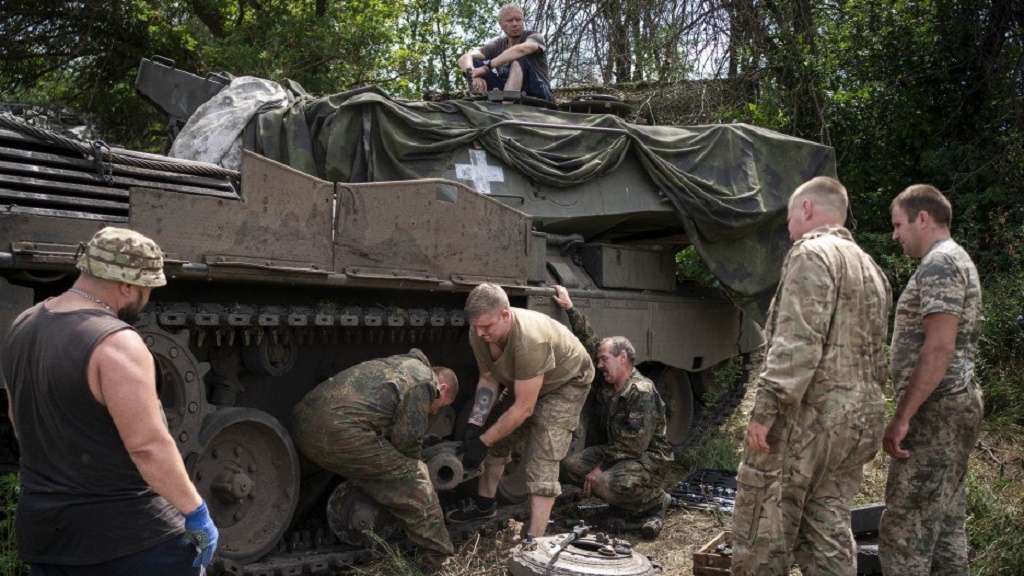 Боевое применение Leopard 1A5 в ВСУ