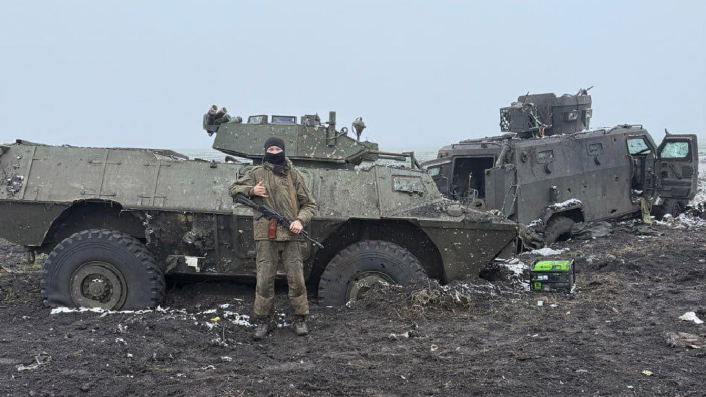 ВС РФ захватили бронемашину М1117 ВСУ