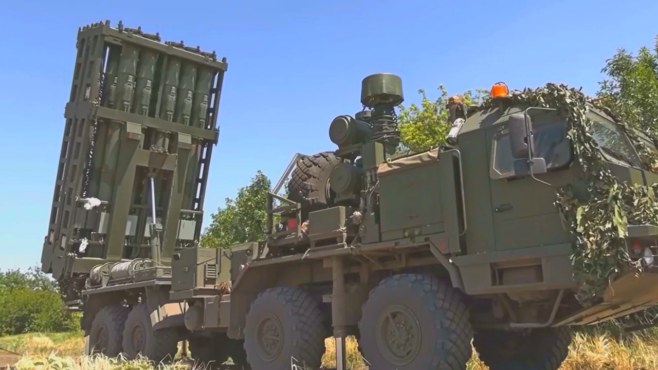 Боевая работа ЗРК С-350 Витязь в зоне СВО
